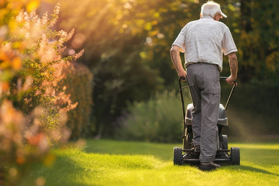 walk behind electric mower