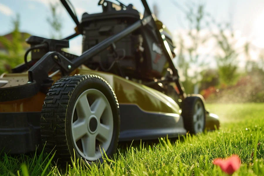 walk behind electric mower